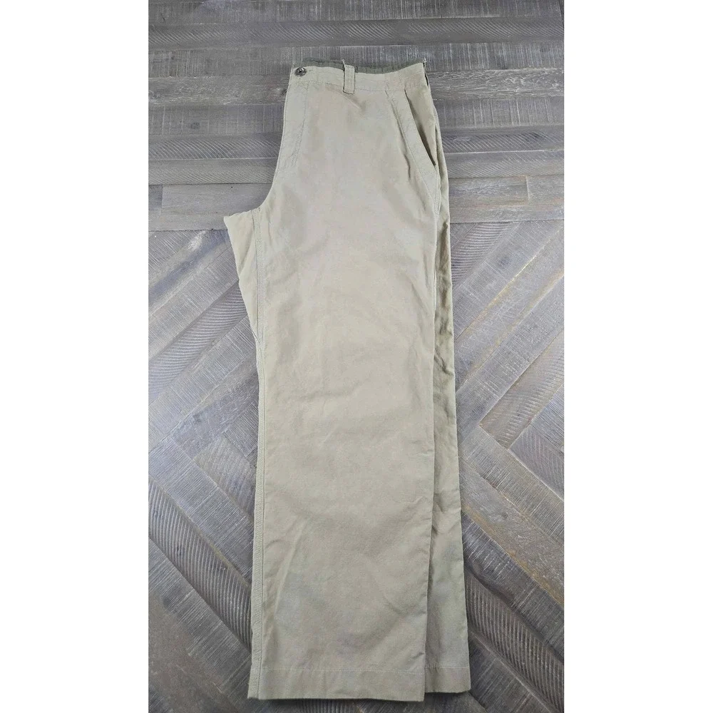 The North Face Mens Khaki Utility Hiking Pants Tan Straight Leg Size 38 Regular